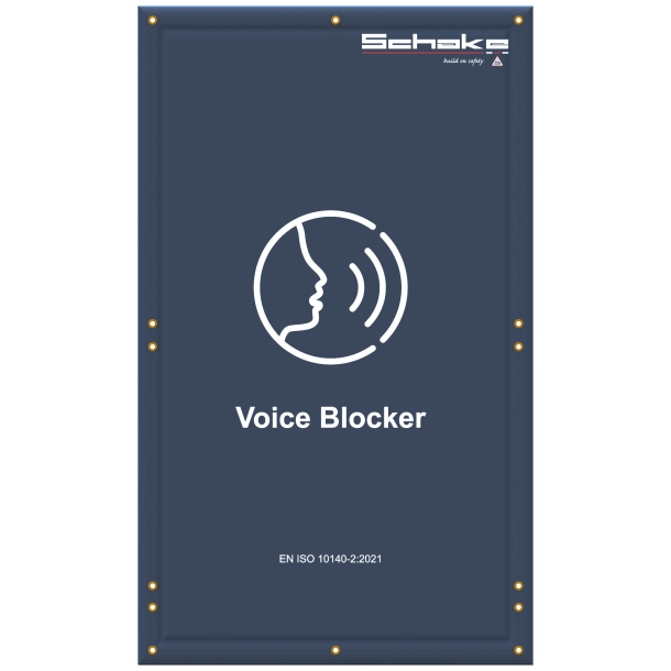 Voiceblocker | up to 32 DB noise reduction at 5000 Hz | with metal eyelets and velcro fastener